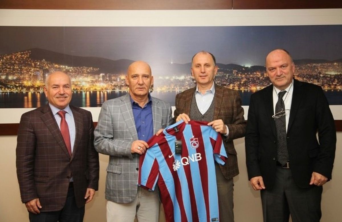 Trabzonspor Kulüp Başkanı Muharrem Usta\'dan Başkan Altınok Öz\'e Ziyaret
