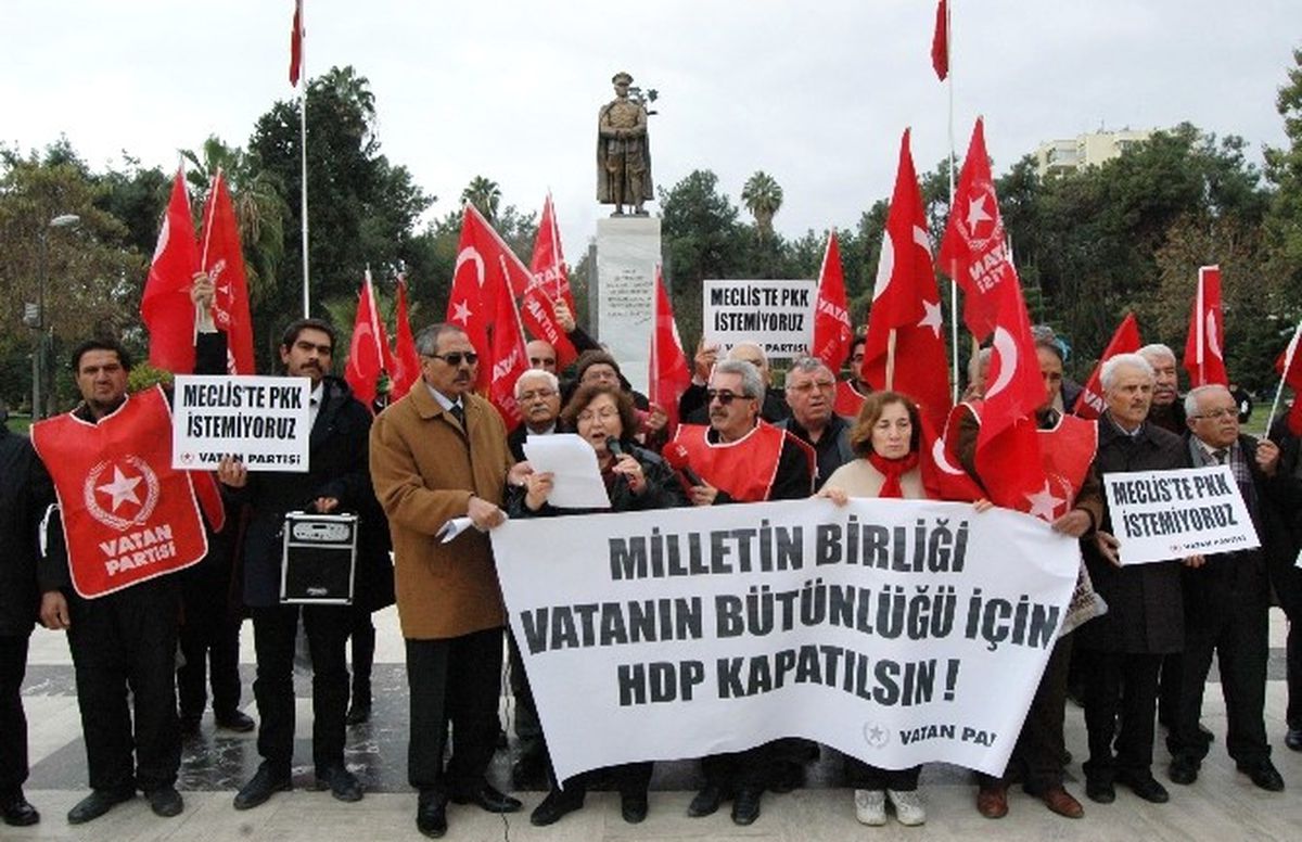 Vatan Partisi Adana İl Başkanı Kaplan: "Hdp Kapatılsın"
