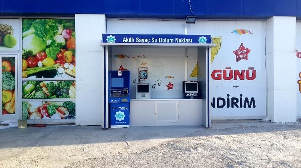 Aksaray Belediyesi TOKİ Bölgesine de Akıllı Sayaç Su Dolum Noktası Oluşturdu