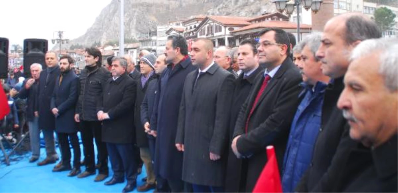 Amasya\'da Teröre Lanet İçin 5 Bin Kişi Yürüdü