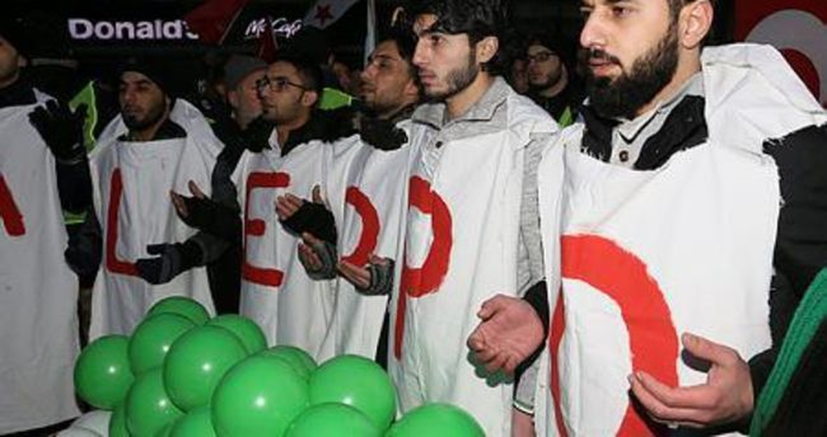 Berlin\'de Halep İçin Miting Düzenlendi