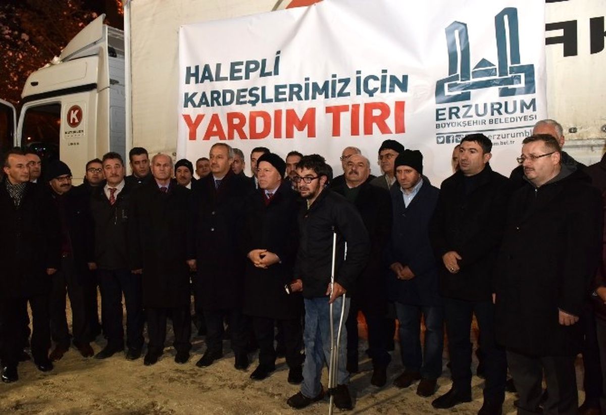 Büyükşehir\'den Halep\'e Yardım Tırı