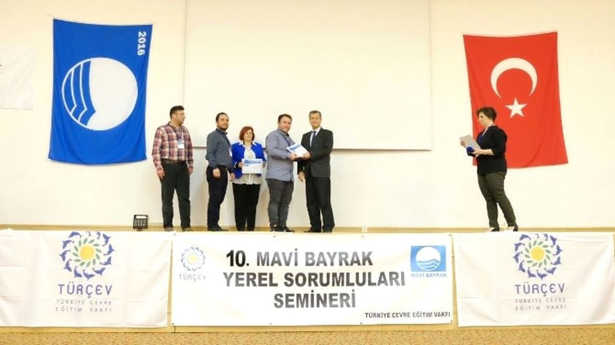 Edremit\'te Mavi Bayrak Sertifikaları Dağıtıldı
