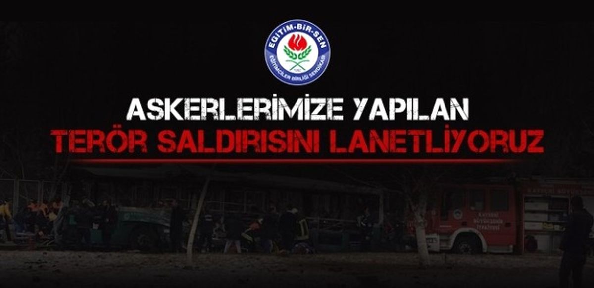 Kayseri\'deki Terör Saldırısına Tepki