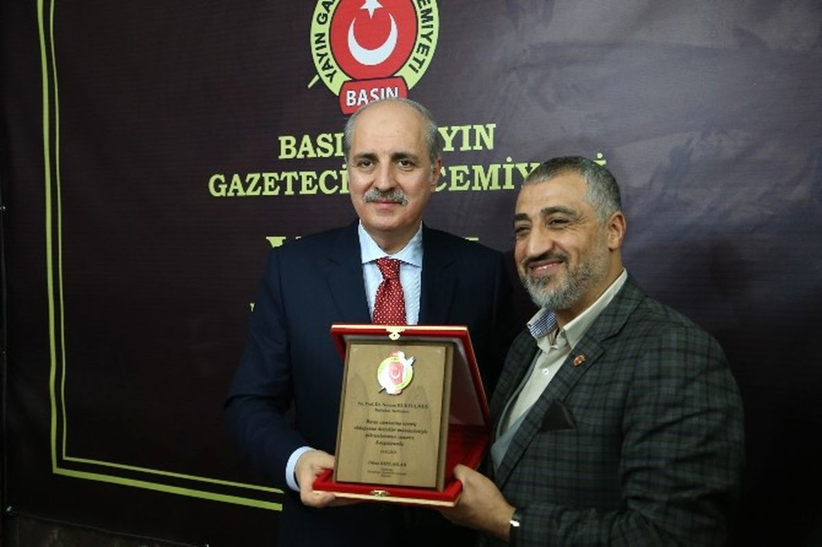 Kızılaslan, Başbakan Yardımcısı Kurtulmuş\'a Basının Sorunlarını Anlattı