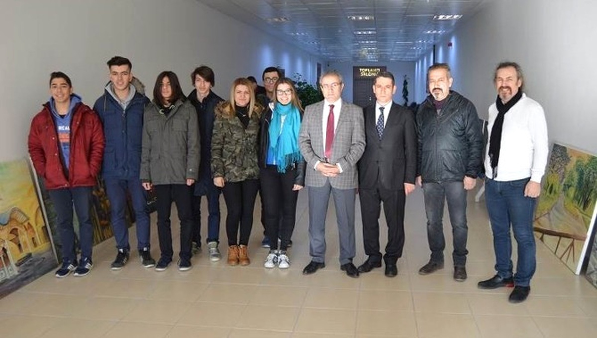 Lüleburgaz Tek Güzel Sanatlar Lisesinden Kaymakam Kaya\'ya Ziyaret