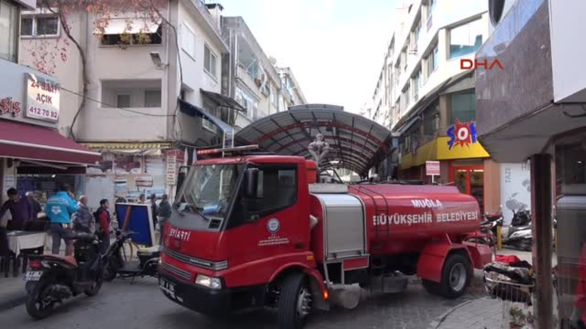 Marmaris Yavru Kediyi Itfaiye Kurtardı