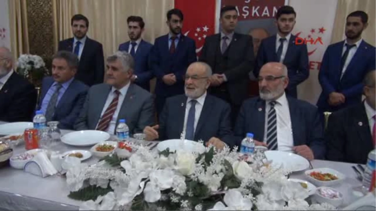 Sivas Sp Genel Başkanı Karamollaoğlu: Yaşanan Olaylar Bizi Endişelendiriyor