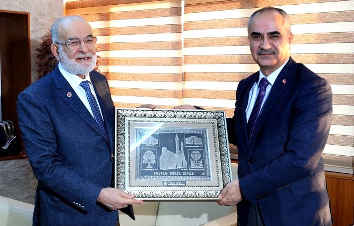 Sp Genel Başkanı Karamollaoğlu\'ndan, Belediye Başkanı Aydın\'a Ziyaret