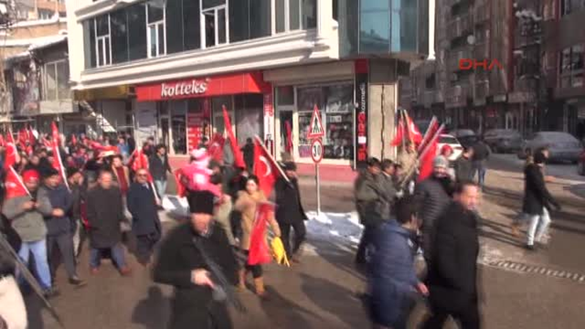 Hakkari Yüksekova Egm Terör Protestosu Görüntülerini Paylaştı