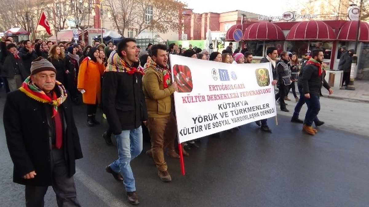 Kütahya\'da Teröre Lanet Yürüyüşü