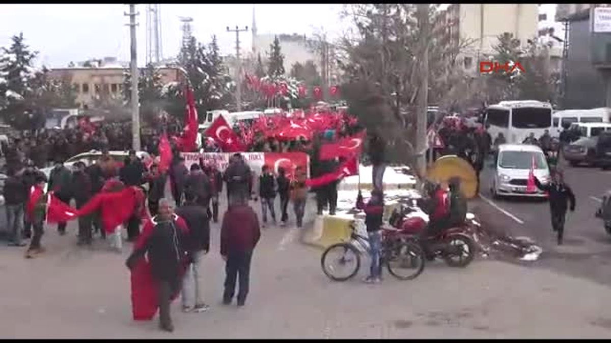 Mardin Egm Terör Protestosu Görüntülerini Paylaştı