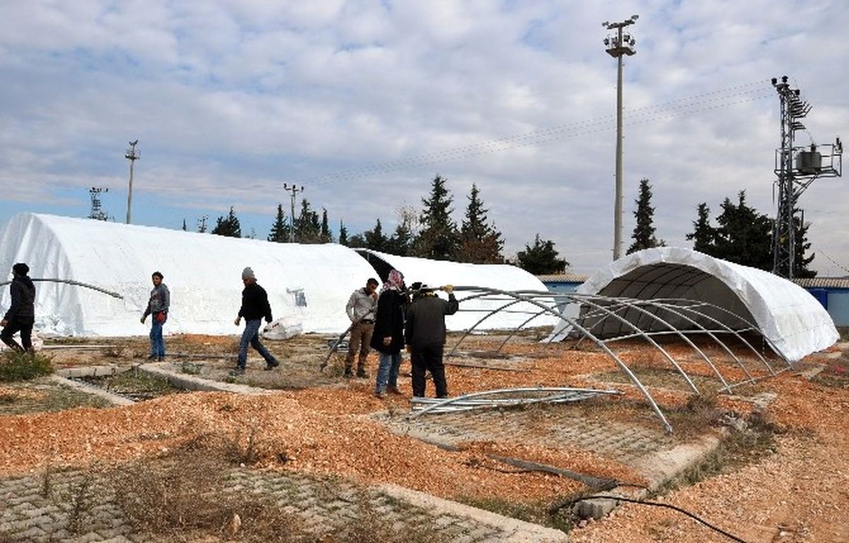 Olası Halep Göçüne Karşı Reyhanlı\'ya Bin Kişilik Çadır Kent Kuruluyor