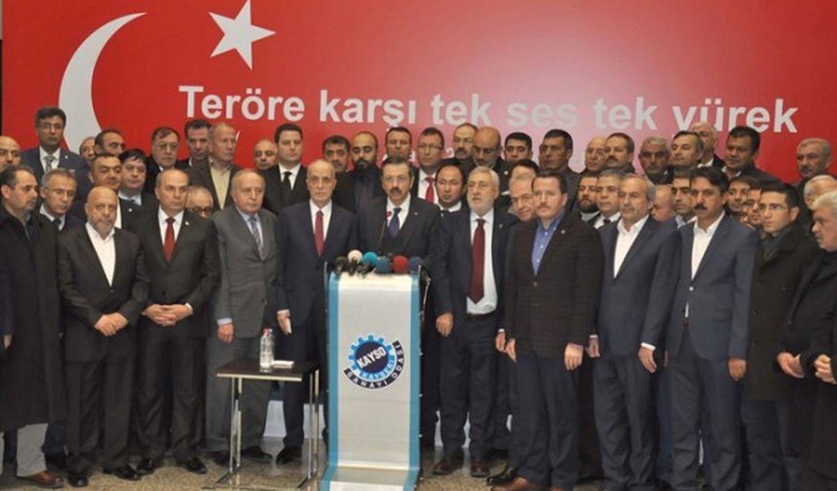 Stk\'lardan Teröre Karşı Ortak Bildiri