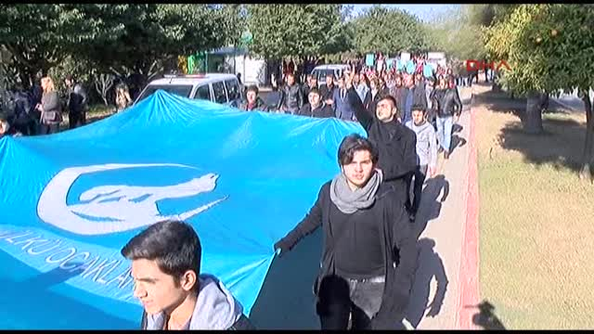 Antalya - Ülkücüler Teröre Tepki Için Yürüdü