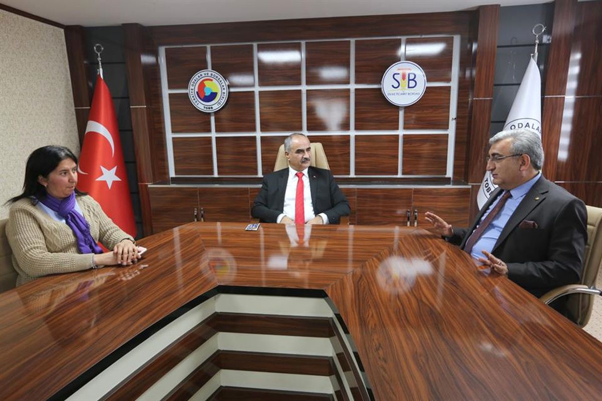 Başkan Aydın\'dan, Ticaret Borsasına Ziyaret