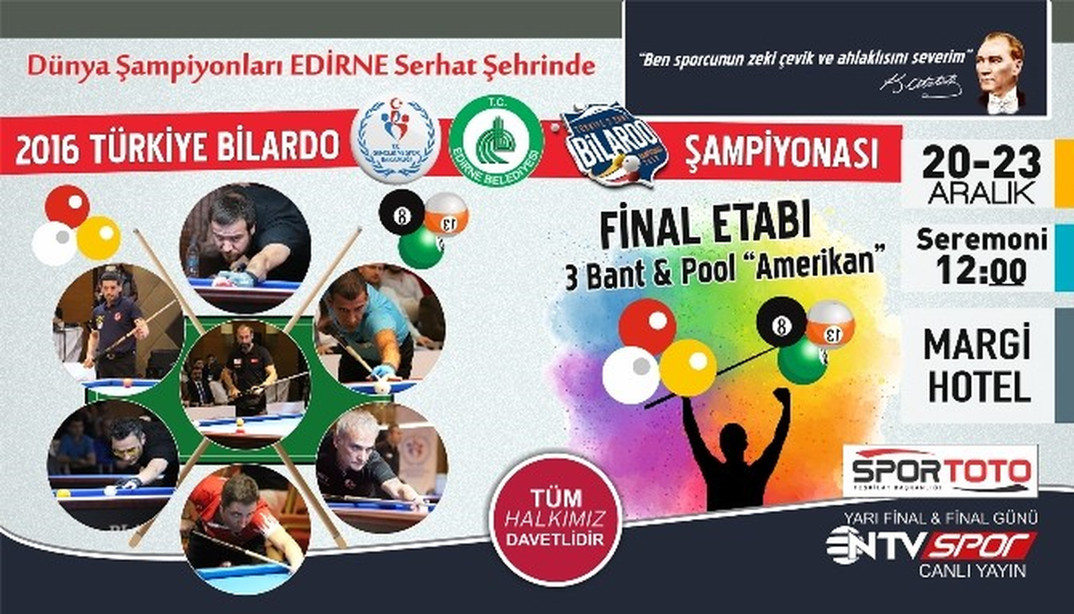 Bilorda Şampiyonası Edirne\'de