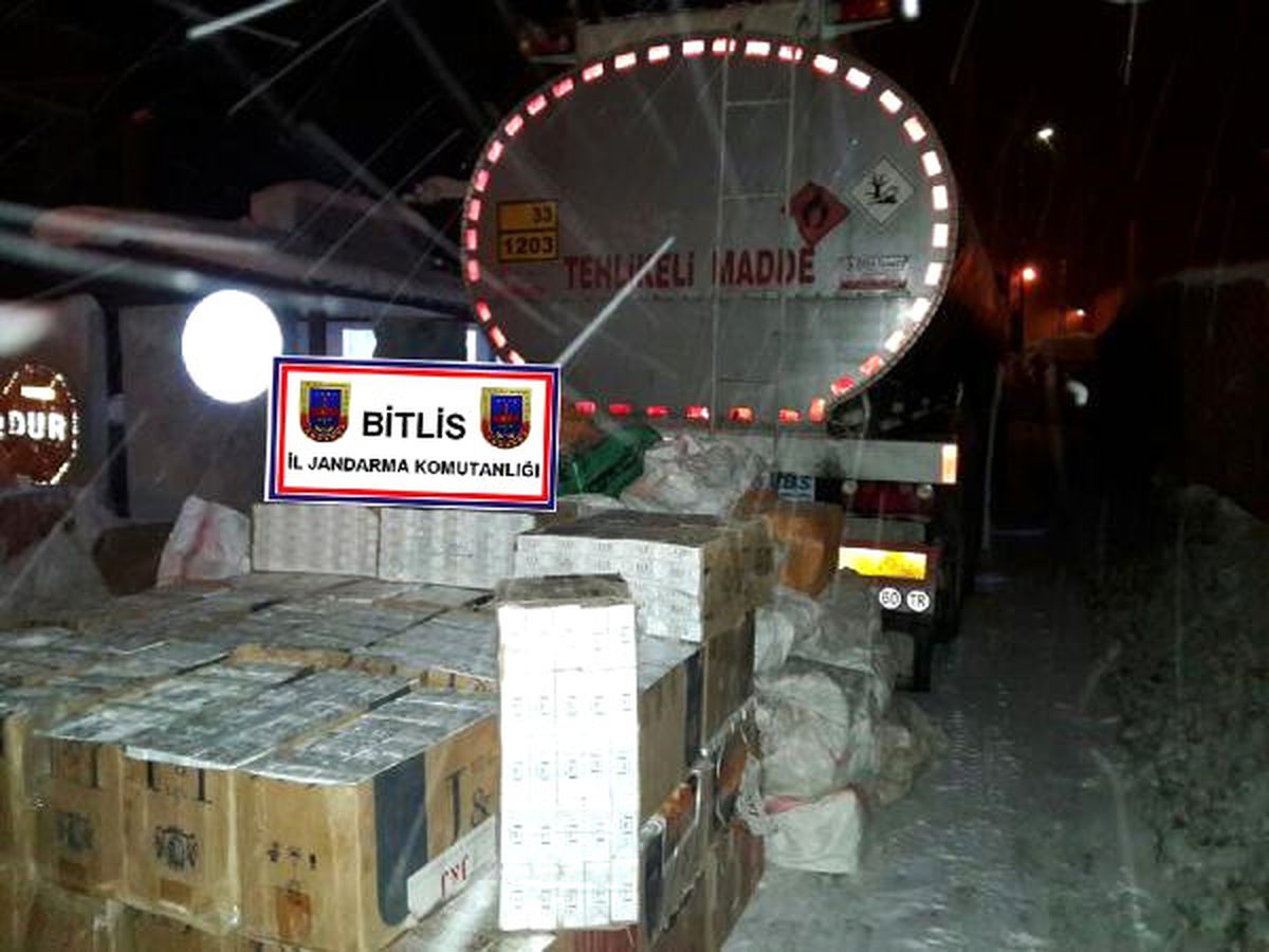 Bitlis\'te 29 Bin 980 Paket Kaçak Sigara Ele Geçirildi