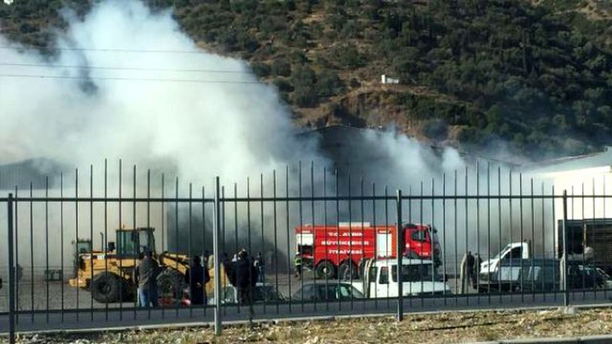 Çırçır Fabrikasında Korkutan Yangın