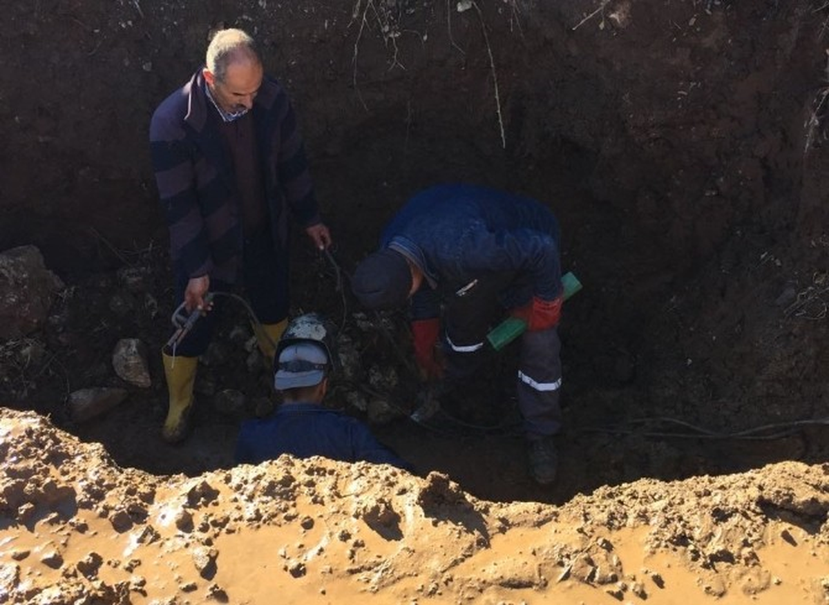 Gürlevik İsale Hattında Arıza Meydana Geldi