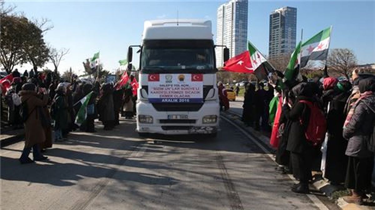 Halep\'e Yol Açın" Kampanyası