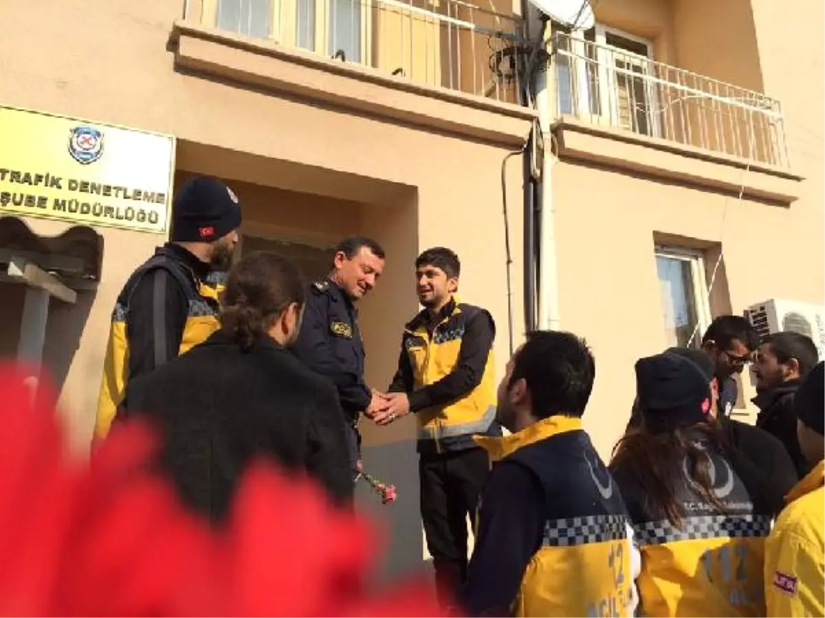 Malatya\'da Sağlıkçılardan Polislere Destek Ziyareti