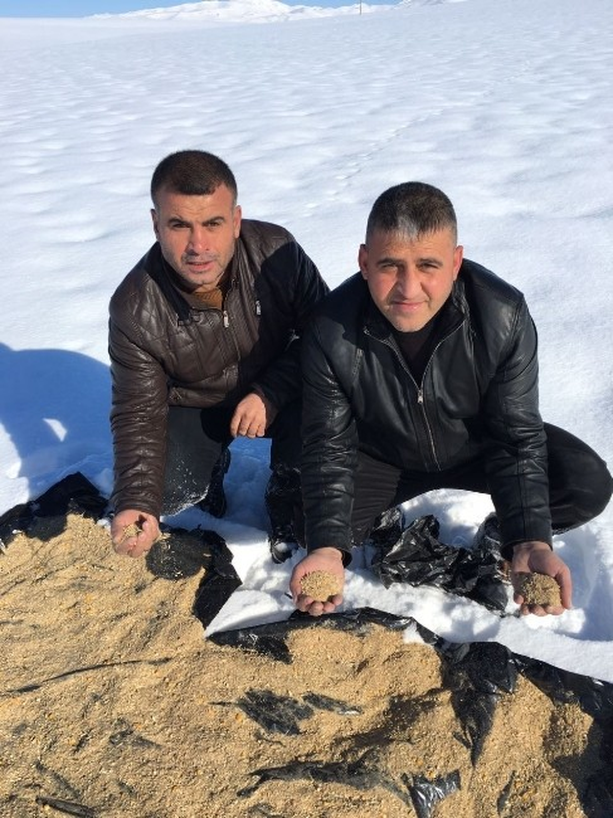 Malazgirt\'te Yaban Hayvanları İçin Doğaya Yem Bırakıldı