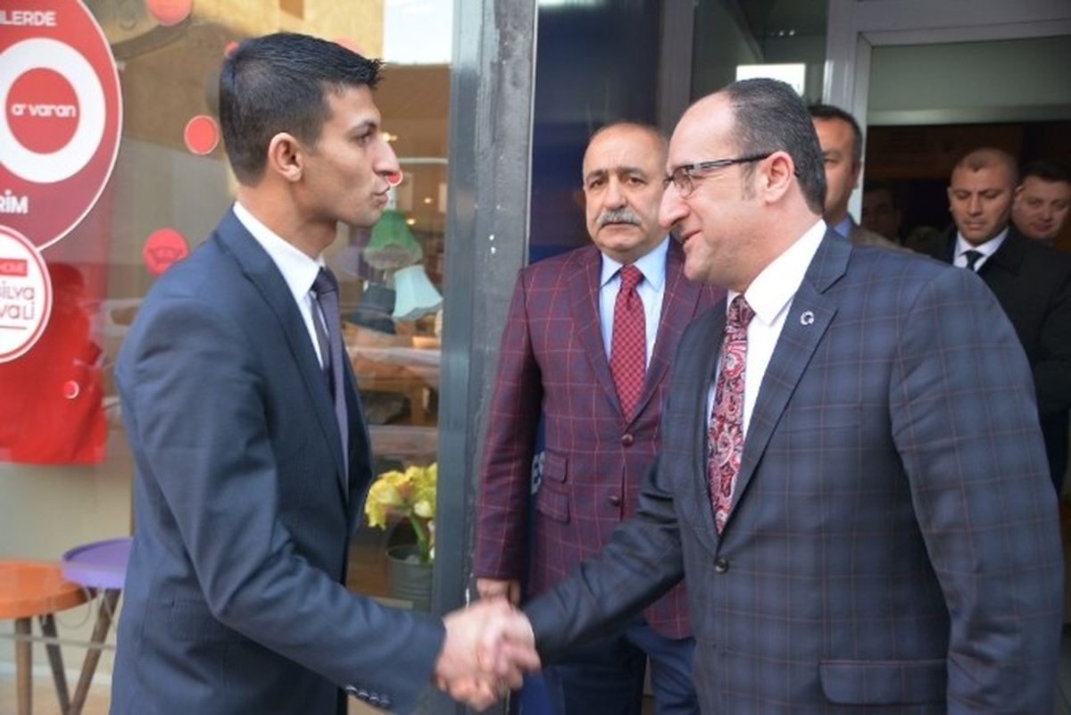 MHP İl Başkanı Bıyık\'tan AK Parti İl Başkanı Ünlü\'ye Ziyaret