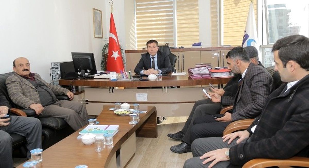 Muhtarlardan Vaski Genel Müdürlüğüne Ziyaret