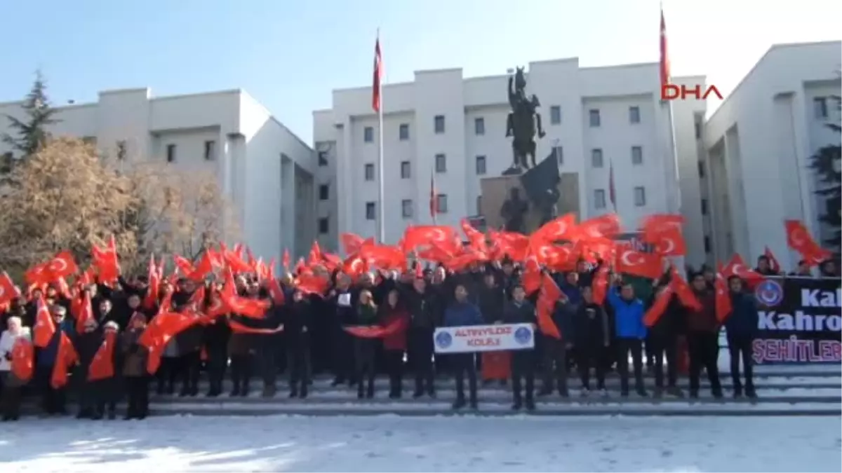 Nevşehir Teröre Karşı Tek Yürek Oldu Stk\'lardan Teröre Lanet, Şehitlere Dua