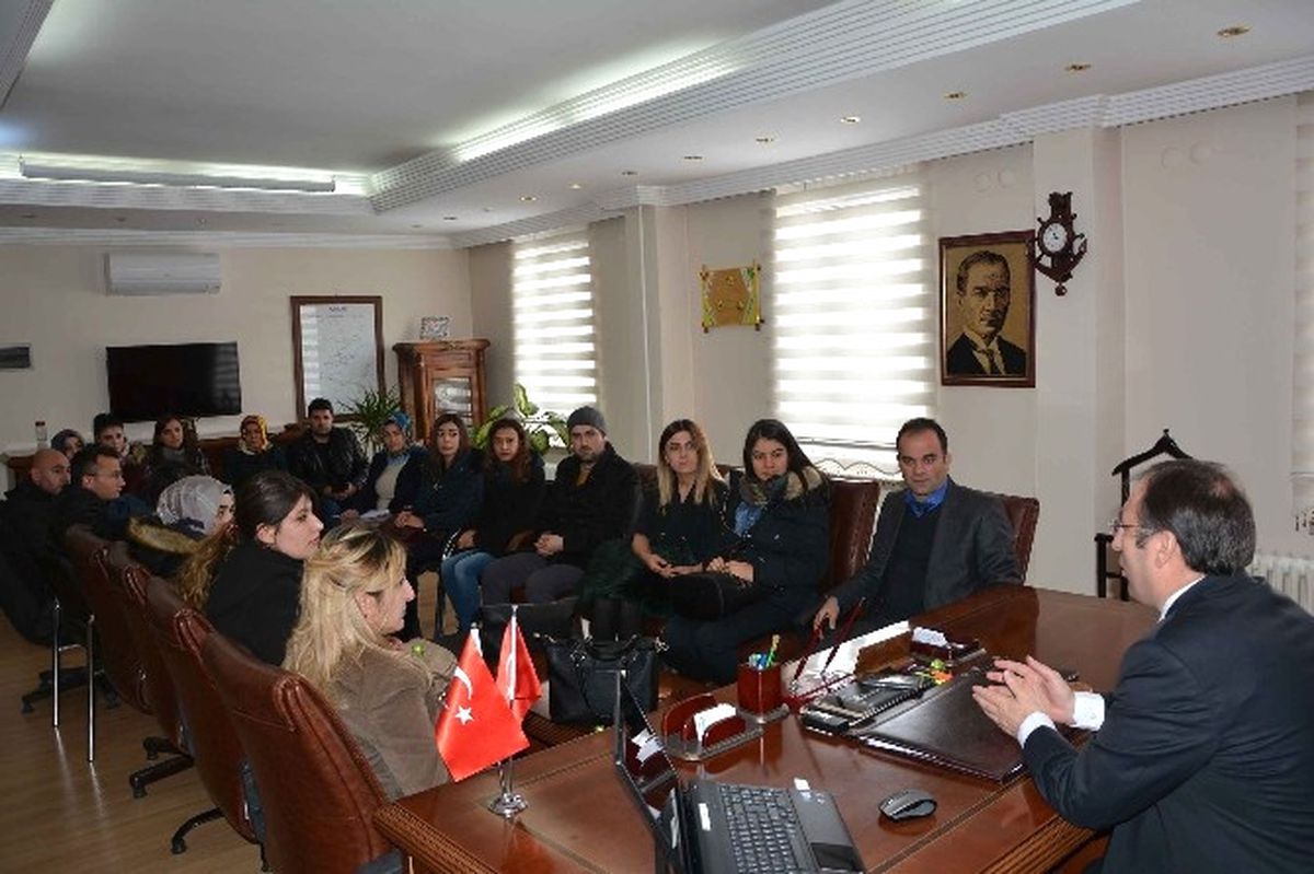 Öğretmenlerden Kaymakam Akgül\'e Ziyaret