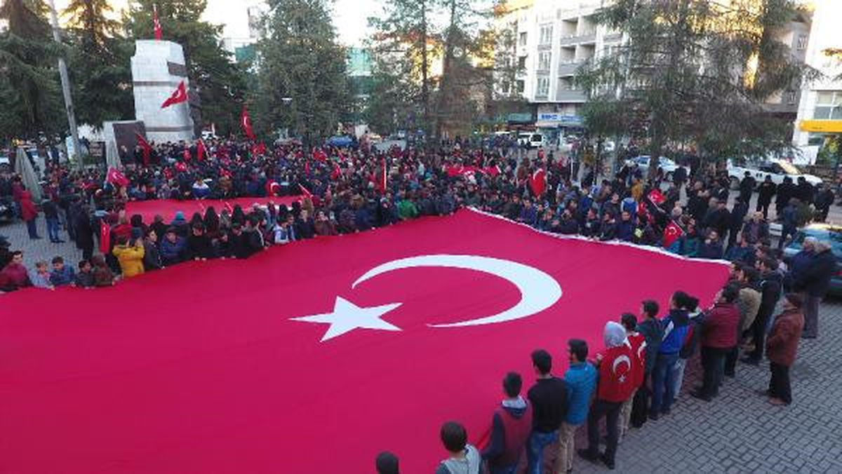 Terme\'de Teröre Tepki Yürüyüşü