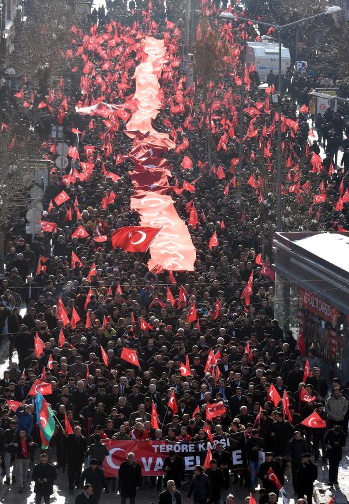 Teröre Karşı Van Tek Yürek