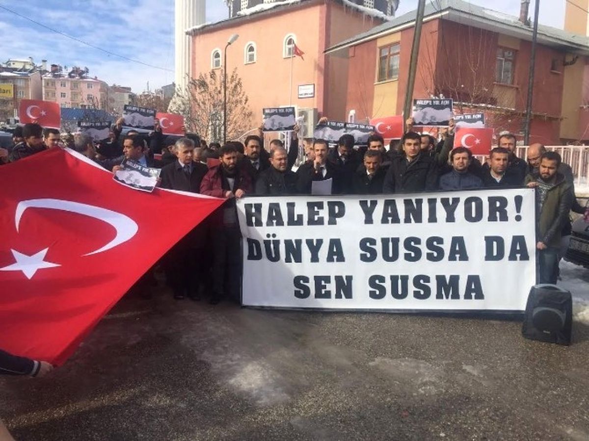 Tunceli\'de Halep\'teki Katliama Tepki