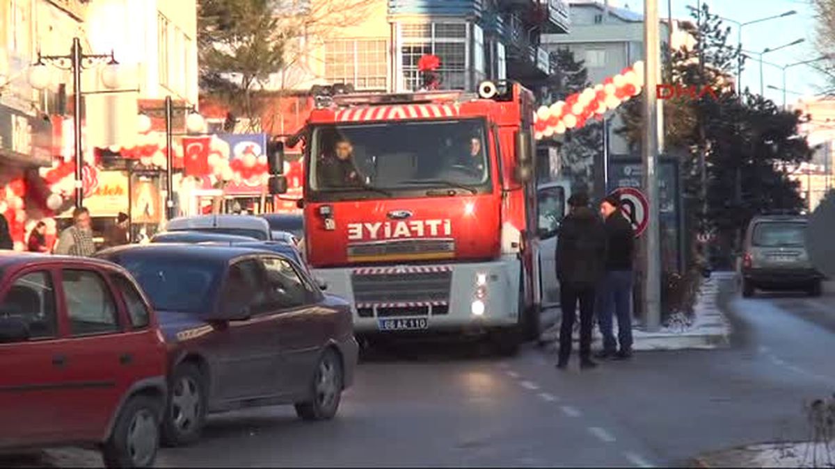 Yozgat\'ta Hatalı Park Itfaiye Aracına Engel Oldu