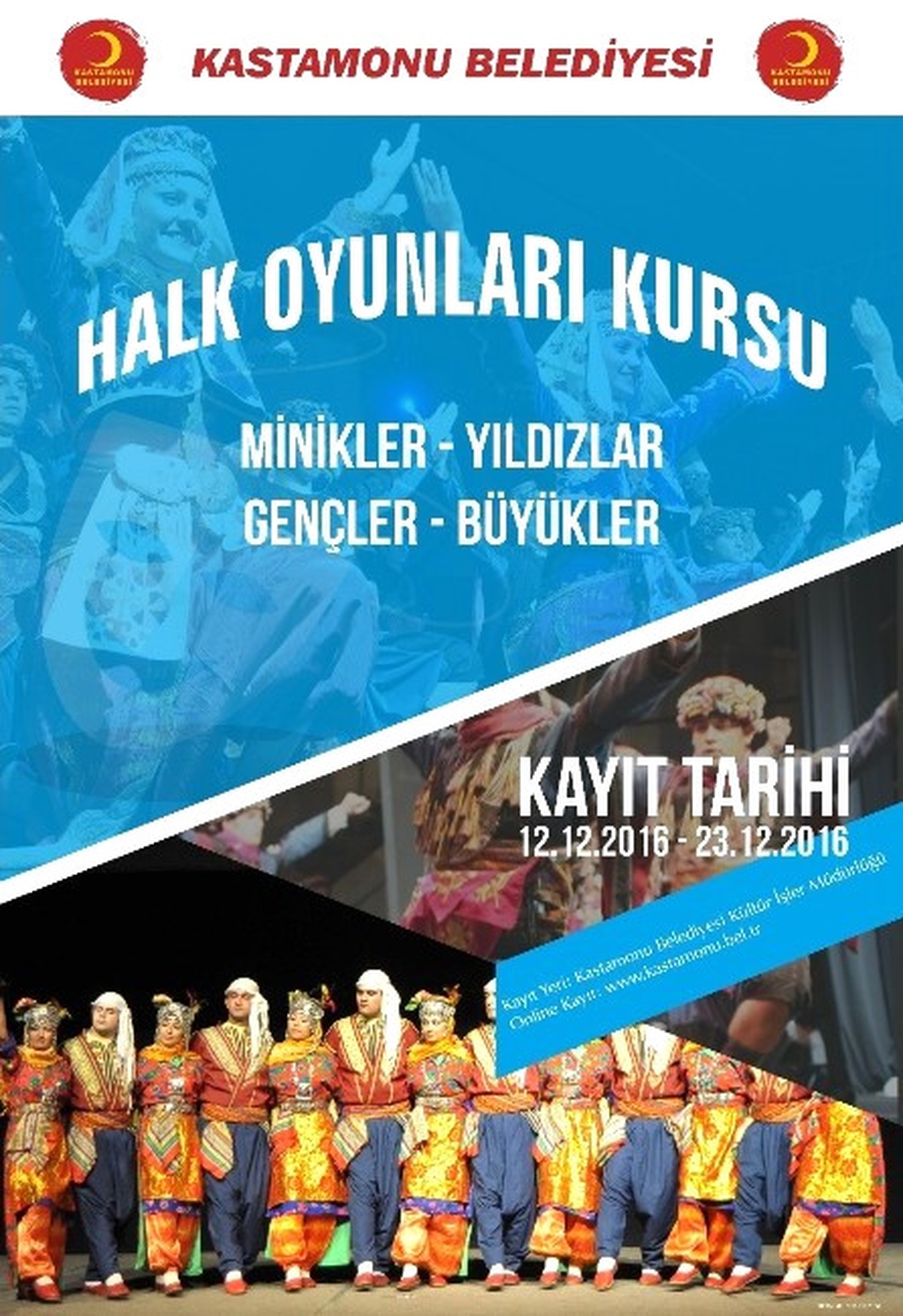 Belediye\'den Ücretsiz Tiyatro ve Halk Oyunu Kursu