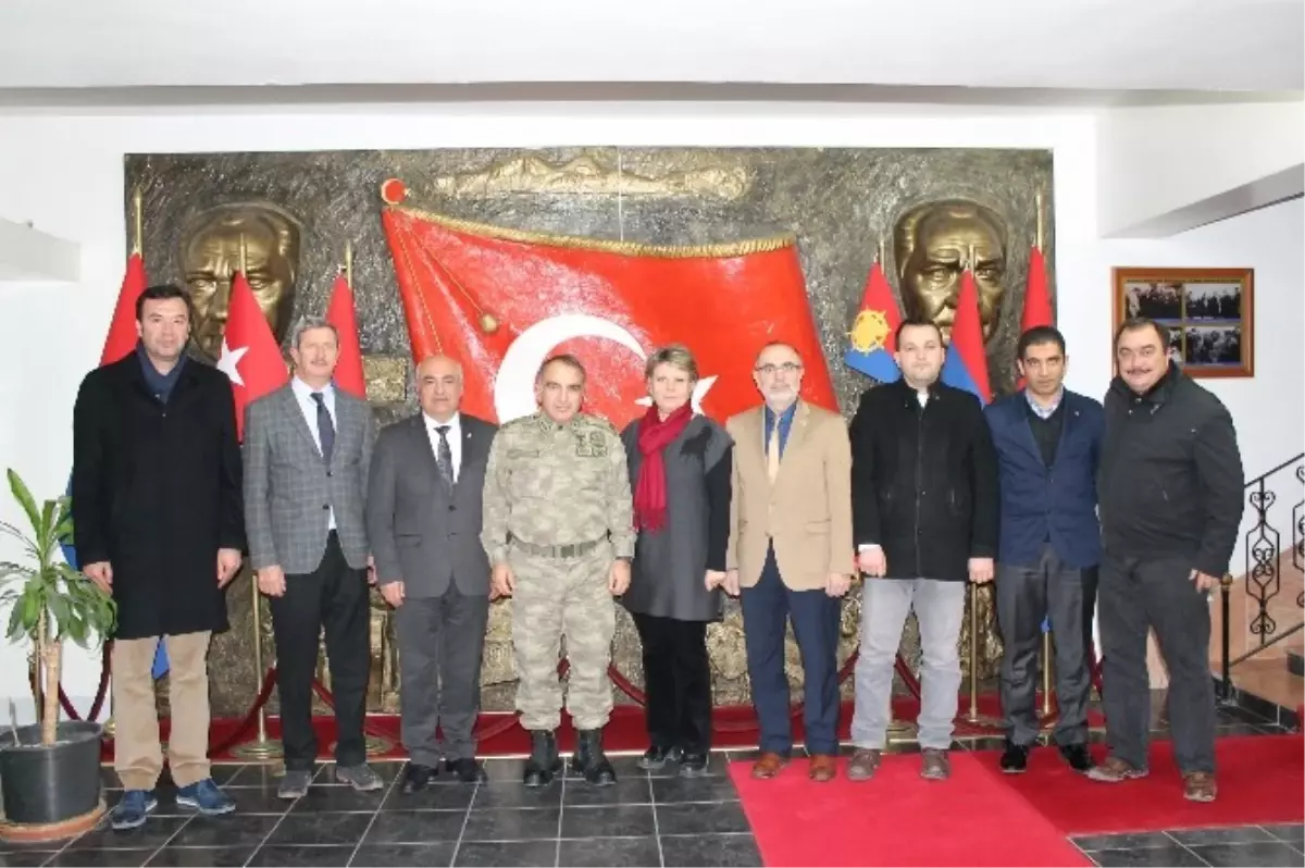 Bilecik Tso ve Stk Temsilcilerinden Tuğgeneral Halis Zafer Koç\'a Taziye Ziyareti