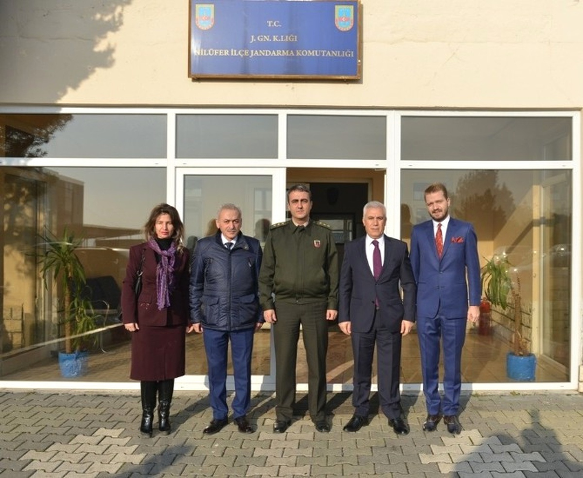 Bozbey\'den Jandarma Komutanlığı\'na Başsağlığı Ziyareti