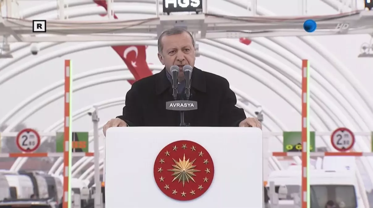 Cumhurbaşkanı Erdoğan: "Yılbaşına Kadar Diyoruz Ki; Buranın (Avrasya Tüneli) Ücreti 15 Lira Olsun....