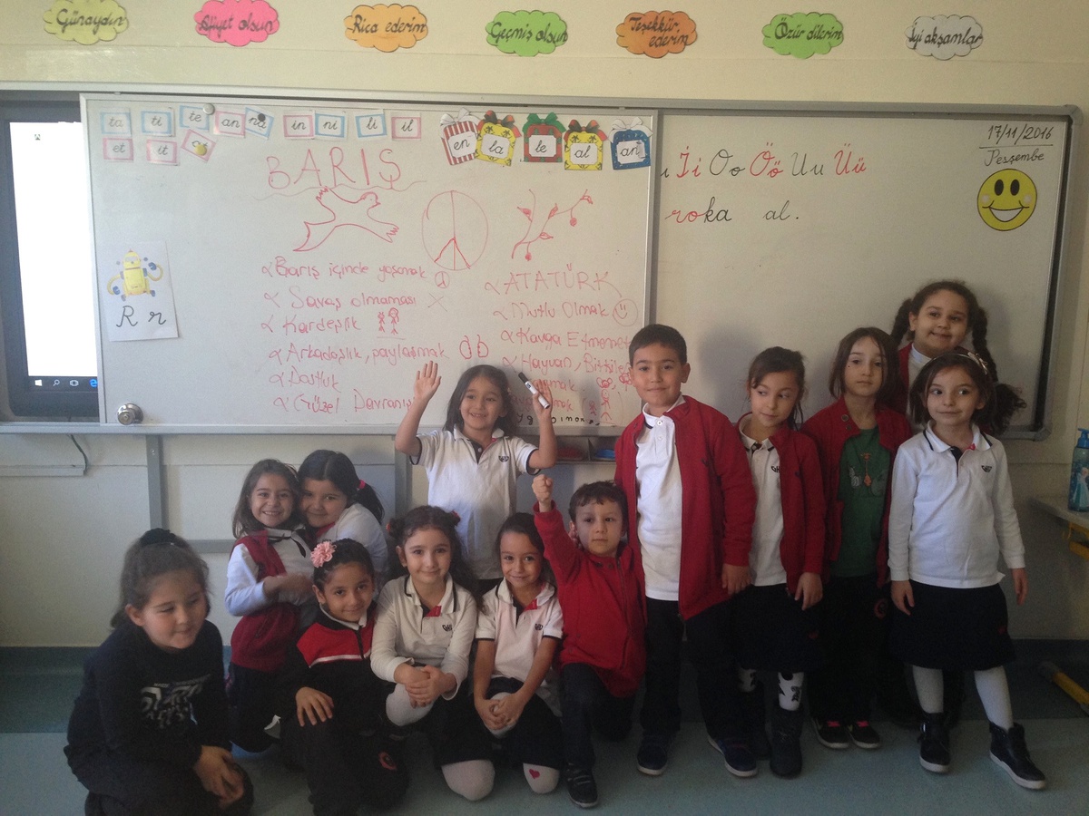 Gaziantep Kolej Vakfı İlkokulunda barış köşesi kuruldu