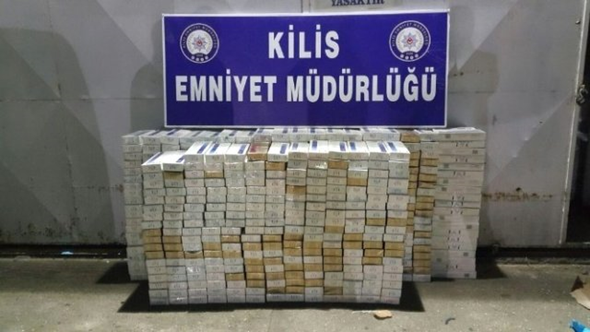 Kilis\'te Kaçak Sigara Operasyonu