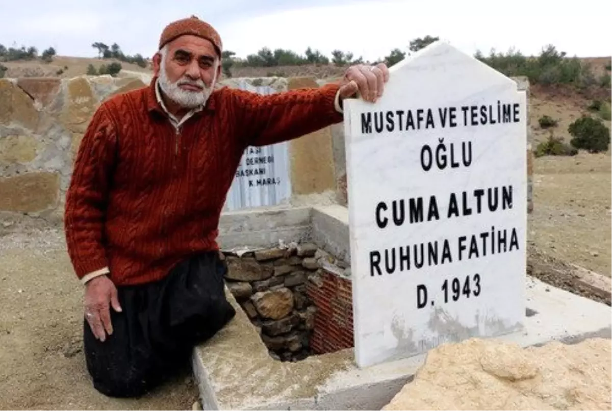 Tarlasına Ölmeden Mezarını Yaptı