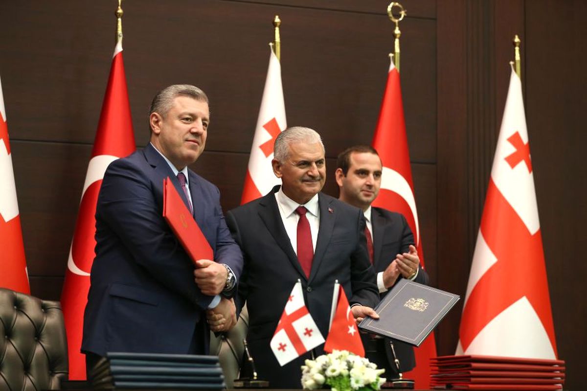 Yıldırım-Kvirikaşvili Ortak Basın Toplantısı