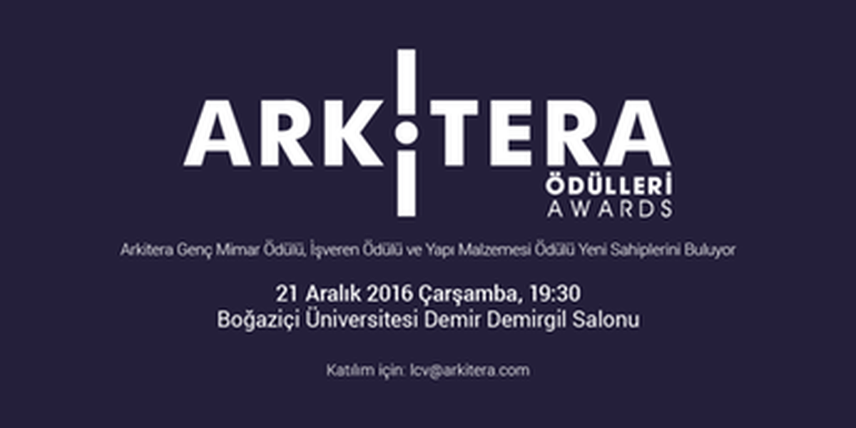 Arkitera Ödülleri Töreni 2016