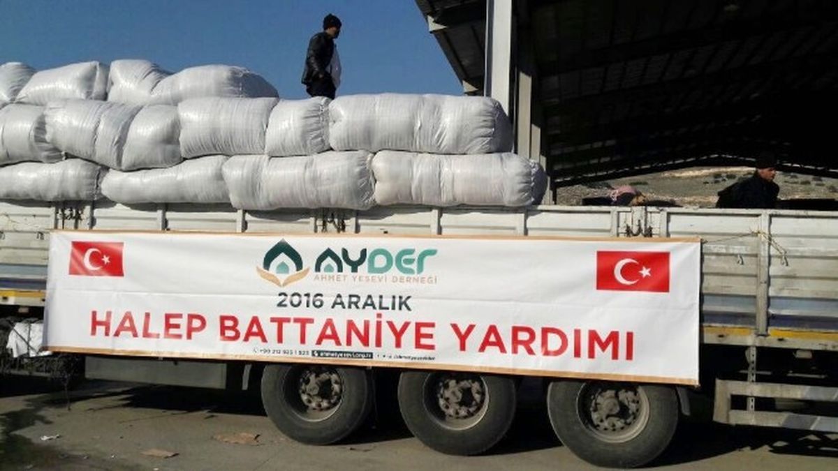 Ahmet Yesevi Derneği\'nden Haleplilere 5 Bin Battaniye