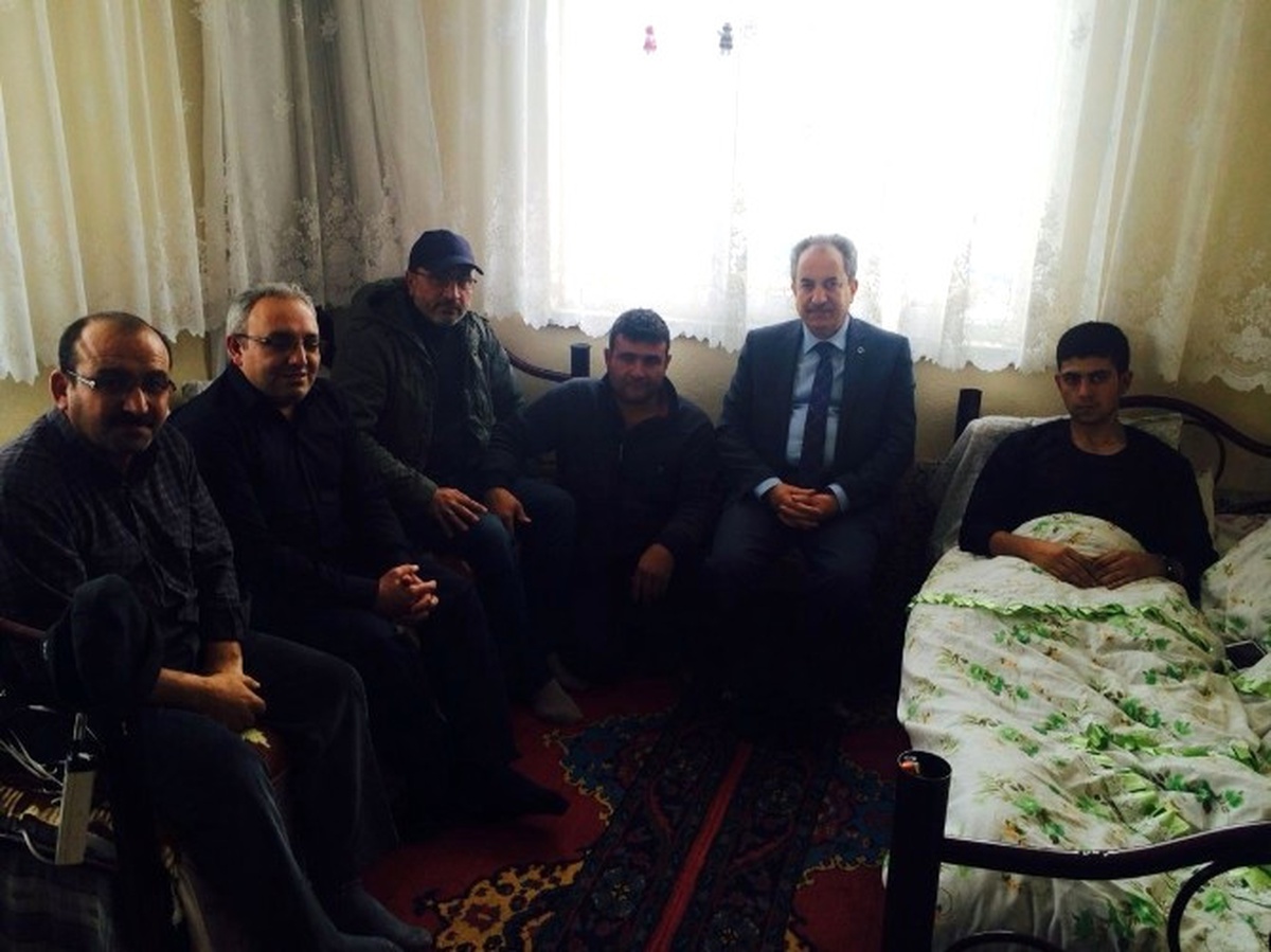 Başkan Akkaya\'dan El-Bab Gazisine Ziyaret