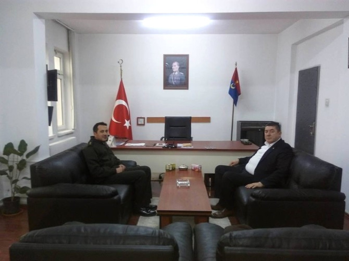 Belediye Başkanı Tekin\'den Jandarmaya Taziye Ziyareti