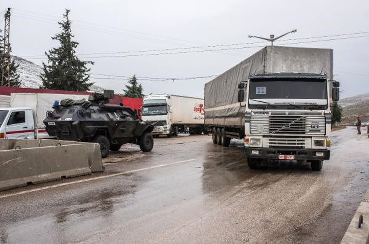Birleşmiş Milletler Yardım Tır\'ları Cilvegözü Sınır Kapısı\'nda