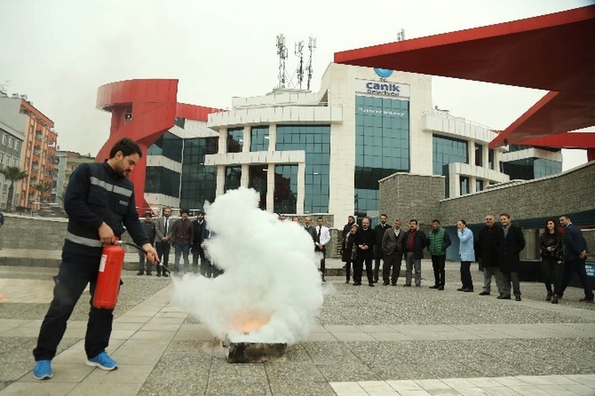 Canik\'te Gerçek Gibi Tatbikat