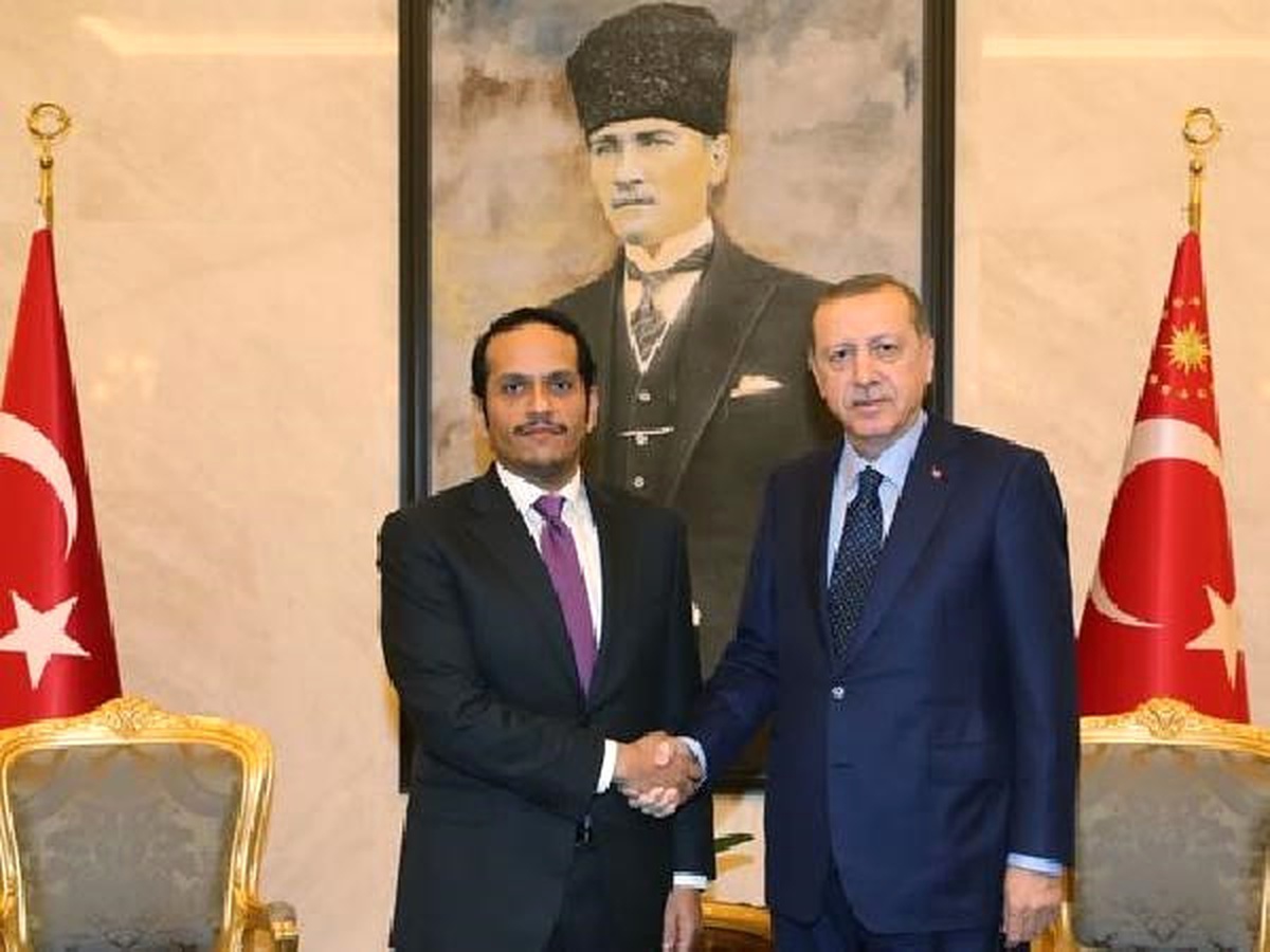 Cumhurbaşkanı Erdoğan, Katar Dışişleri Bakanı\'nı Kabul Etti